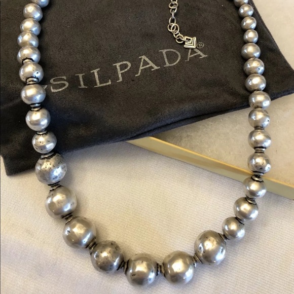 Silpada N1953 Atmospheric Sterling Silver Beaded Necklace - Picture 4 of 9